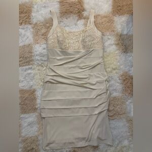 ‼️ Sale ‼️ Valerie Bertinelli Cream Lace Midi Dress